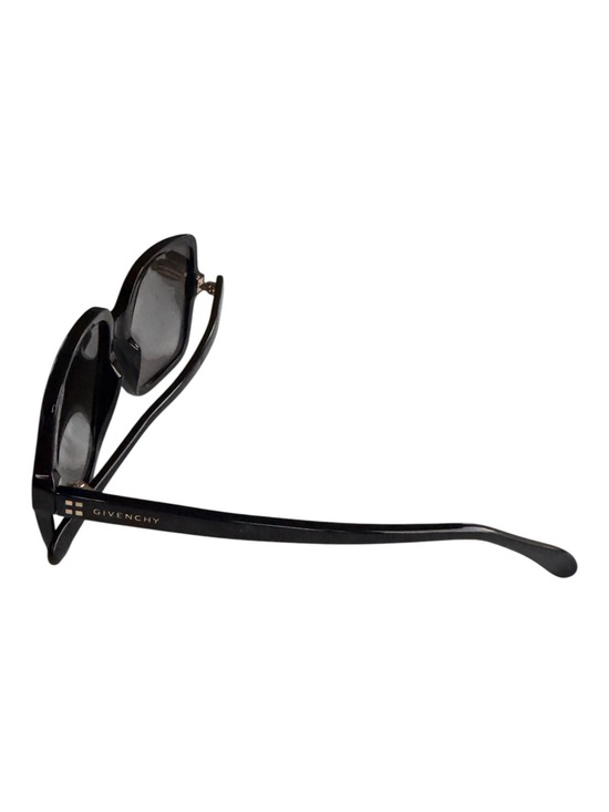 Givenchy Black Oversized Square Sunglasses Gold Logo Luxury Eyewear With Case main image 8
